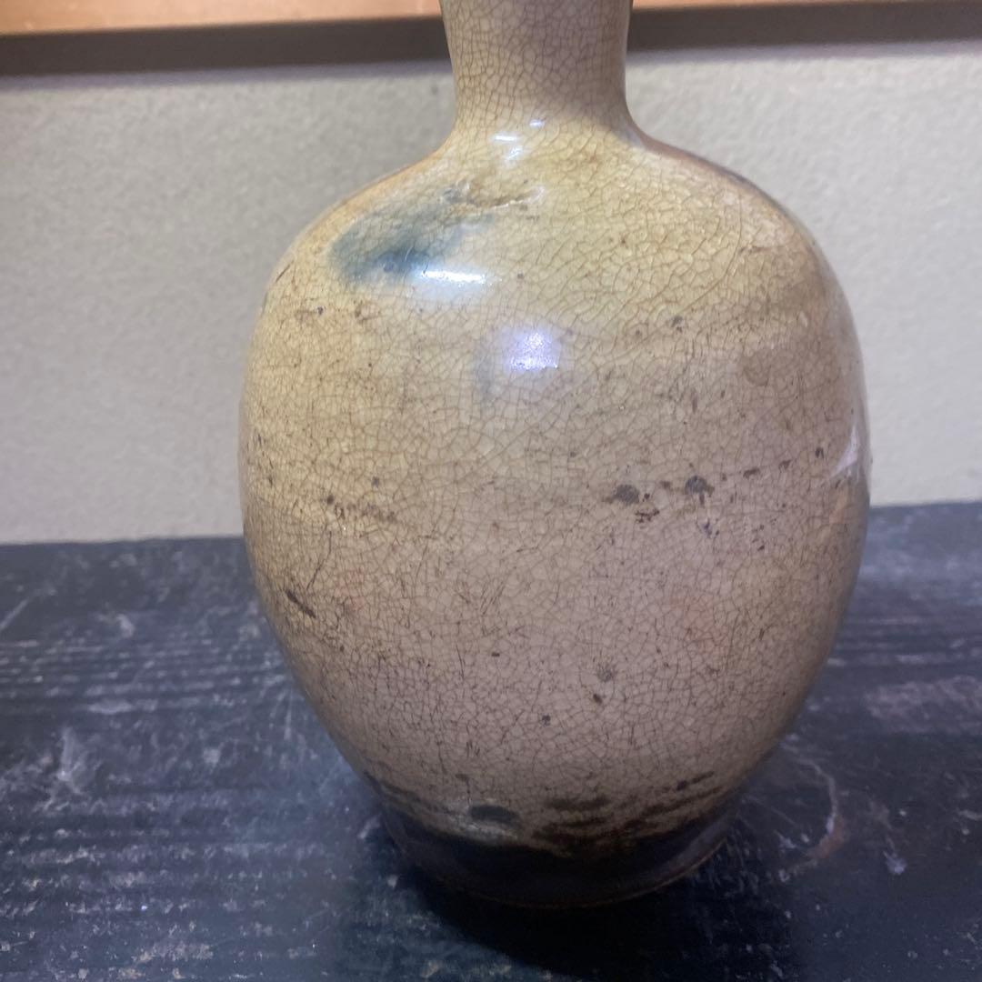 黄瀬戸徳利　20cm12cm