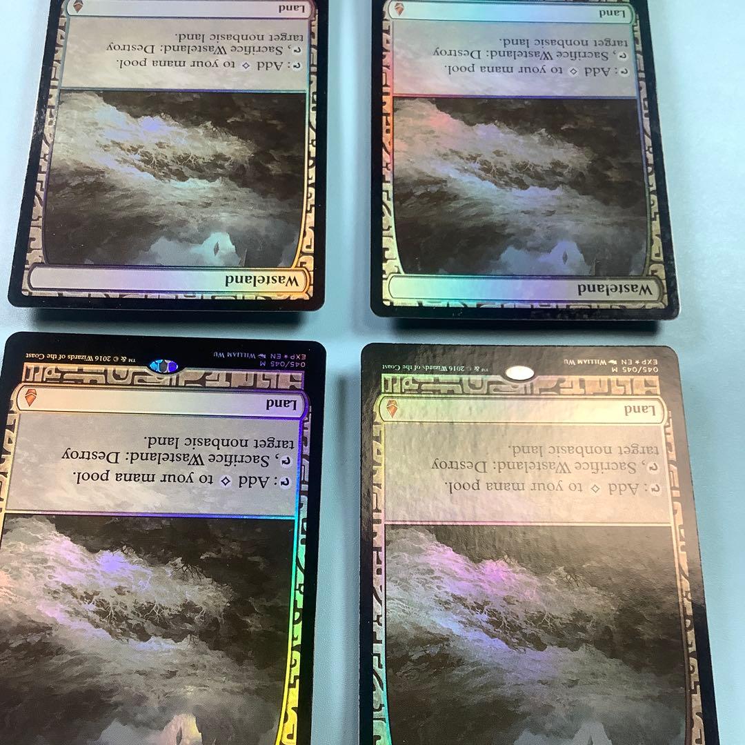 不毛の大地/Wasteland EXP英語foil4枚セット