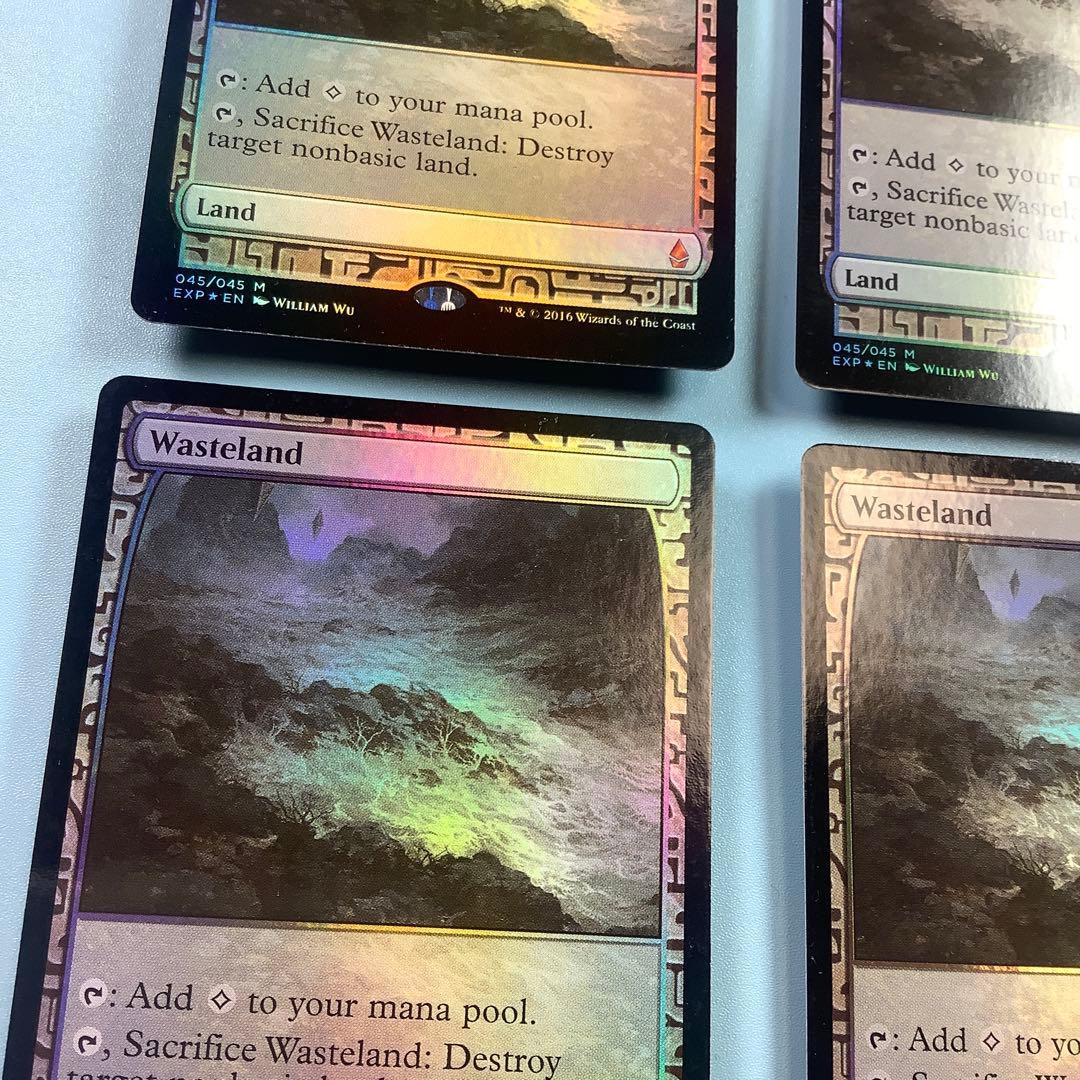 不毛の大地/Wasteland EXP英語foil4枚セット