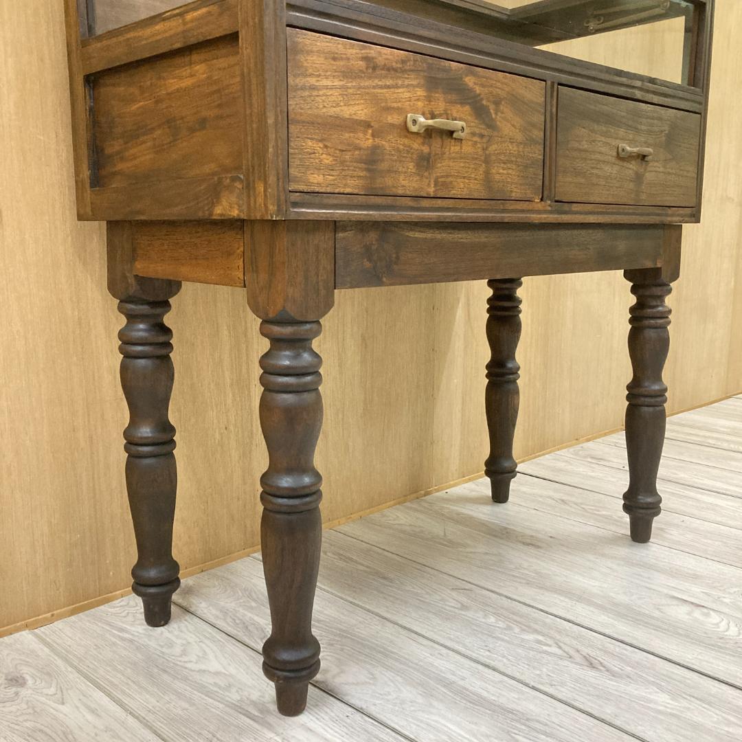 天然木　キャビネット　コレクションケース　ショーケース　ディスプレイ　什器