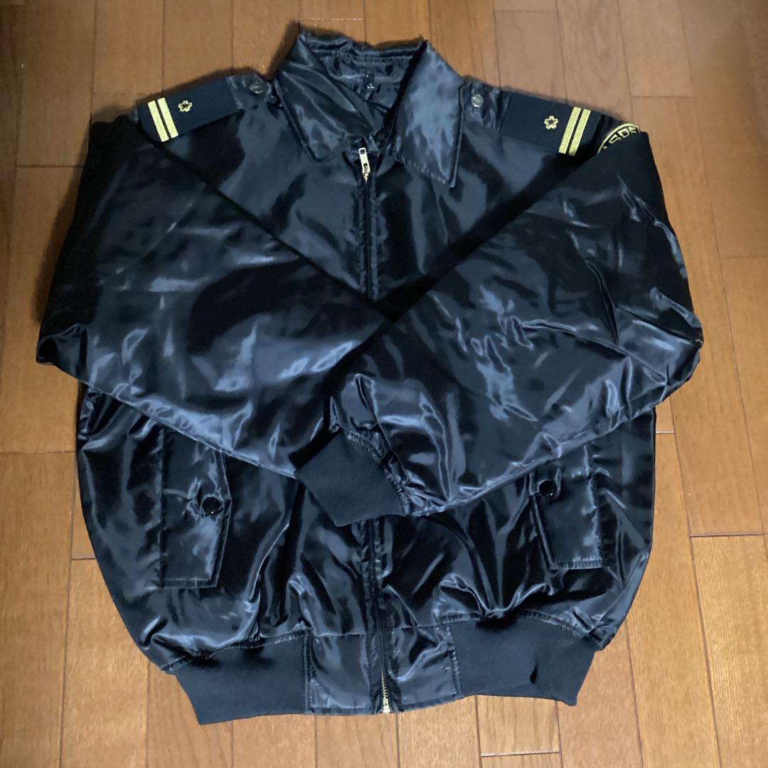 購入困難　激レア　MSDFロゴ付きブラックジャケット　新品　肩章なし　LLサイズ