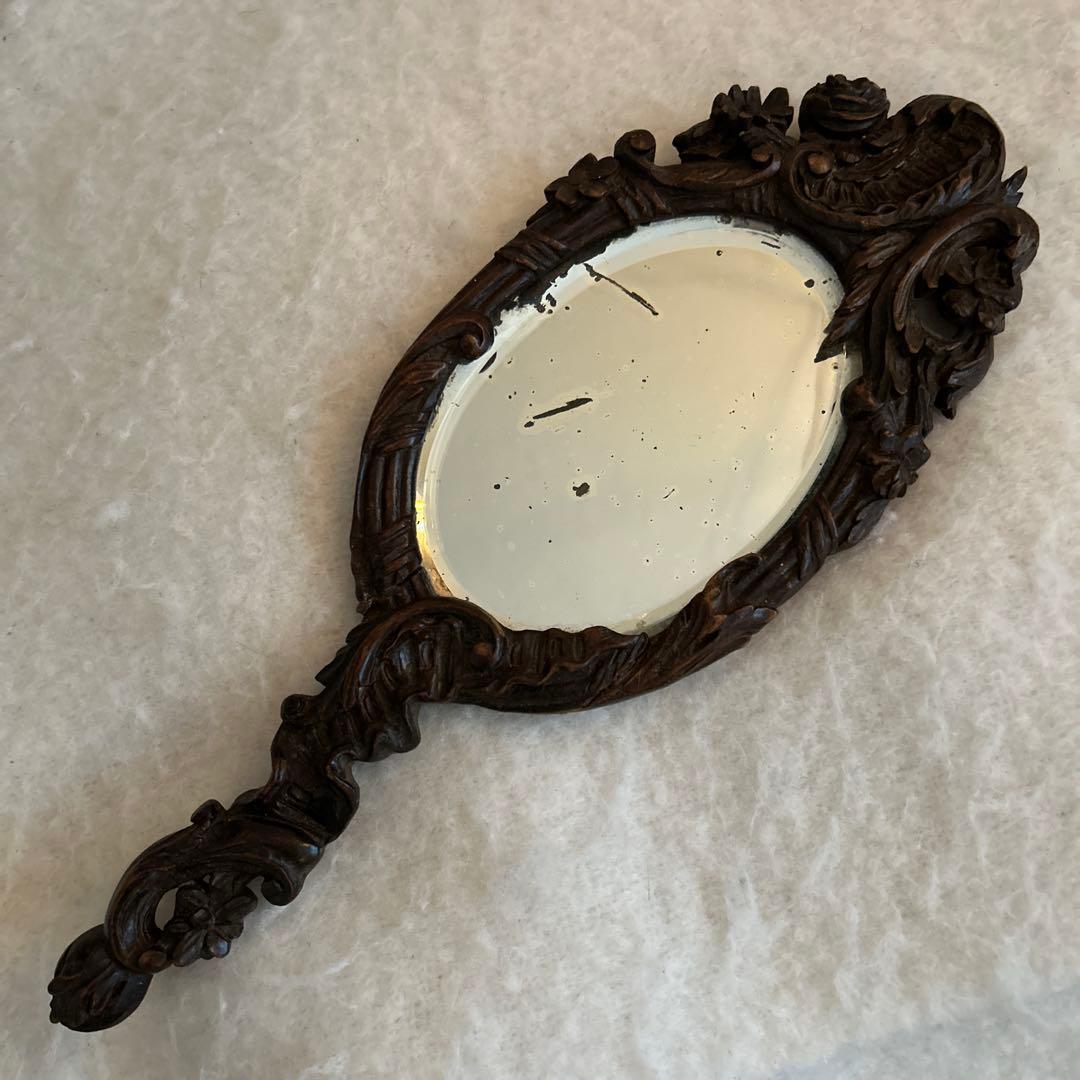 フランスアンティーク　3灯テーブルランプ