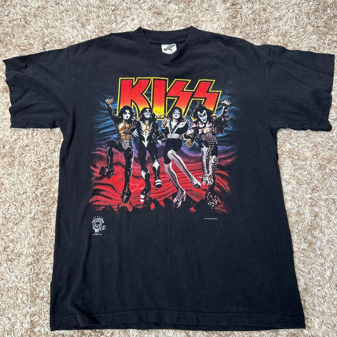 購*す様 KISS デストロイヤー20周年記念 Tシャツ 黒 vintage