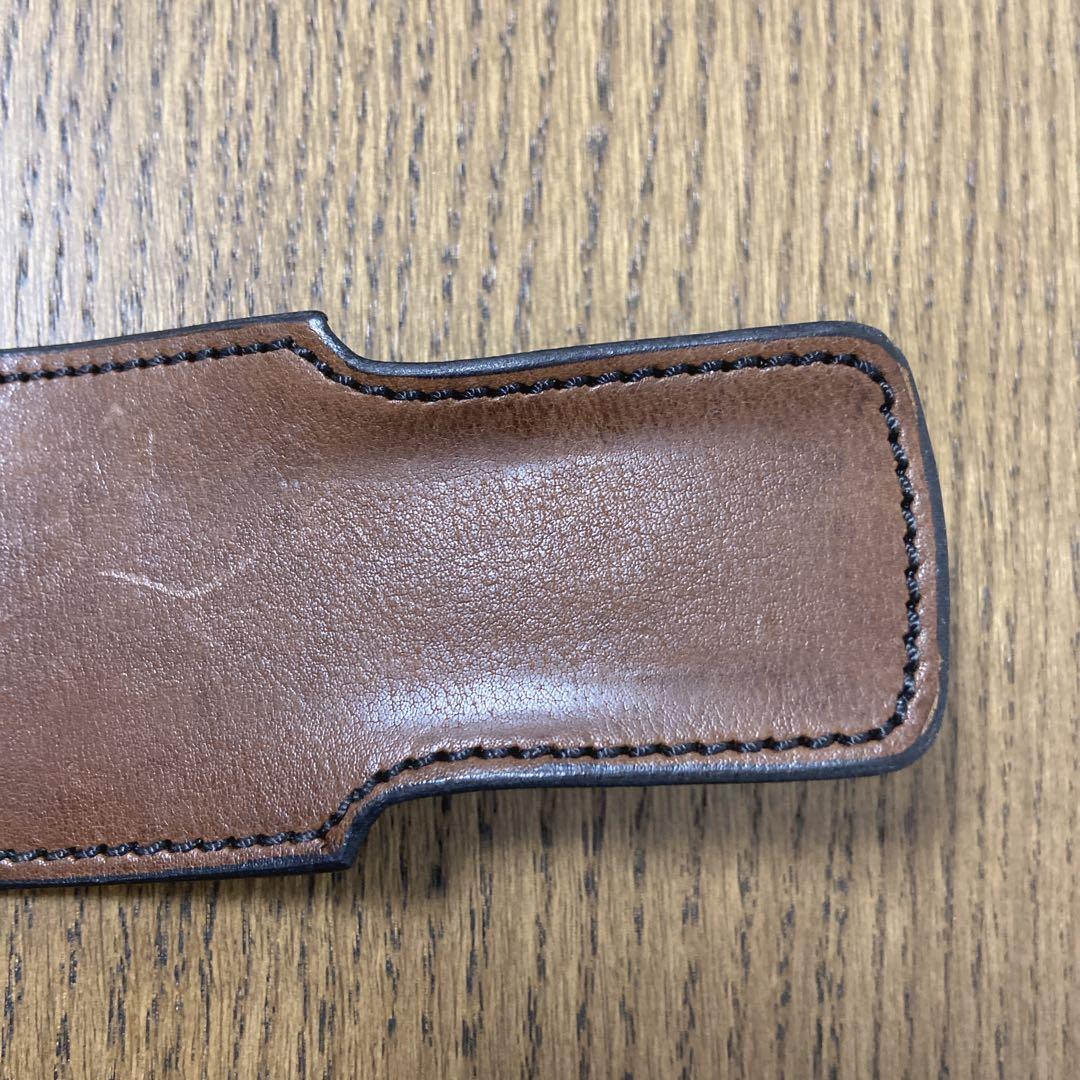 ハンスオスター　Hans Øster　皮革　ペンケース　２本差し　デンマーク
