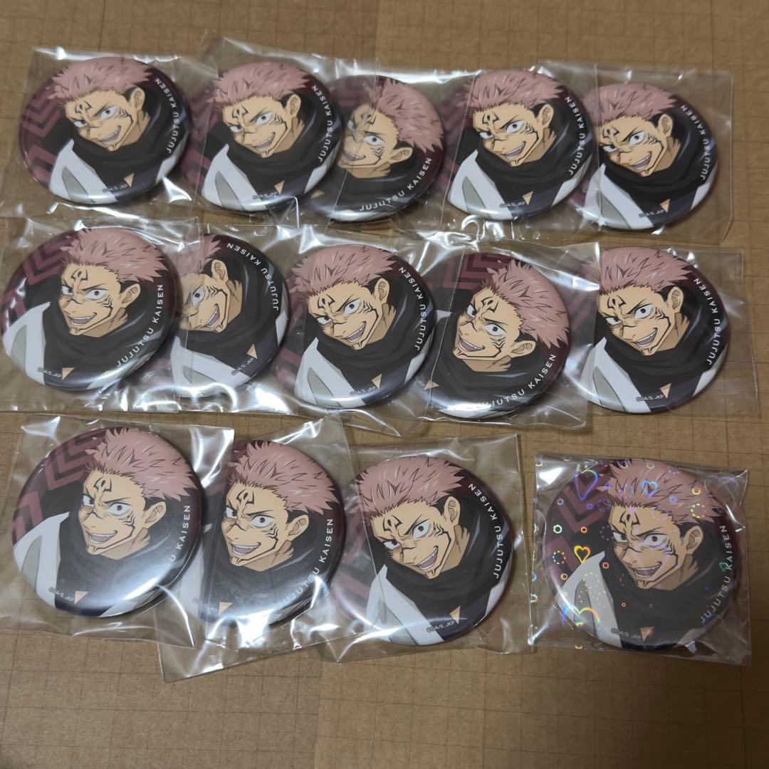 呪術廻戦 両面宿儺 CANバッジ 14個セット