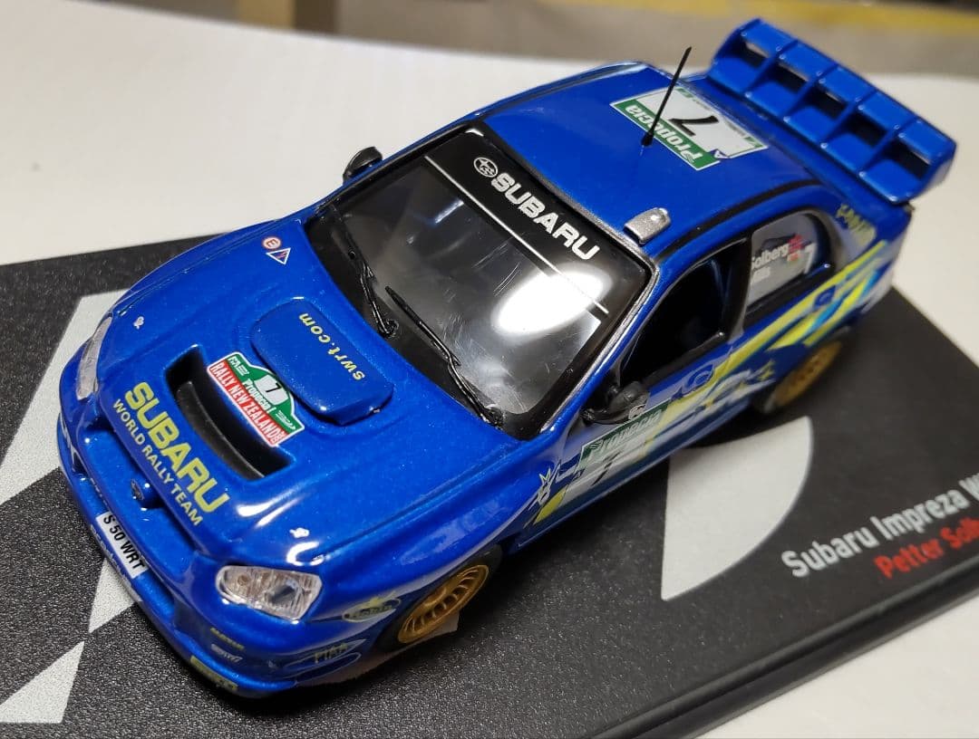 1/43 WRC ミニカーセット スバル・三菱