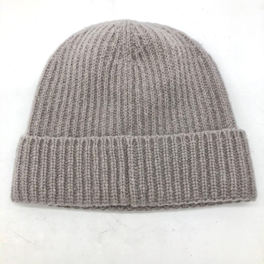 【近年モデル 新品】 MONCLER ニット帽 クリスタル マグリア グレー