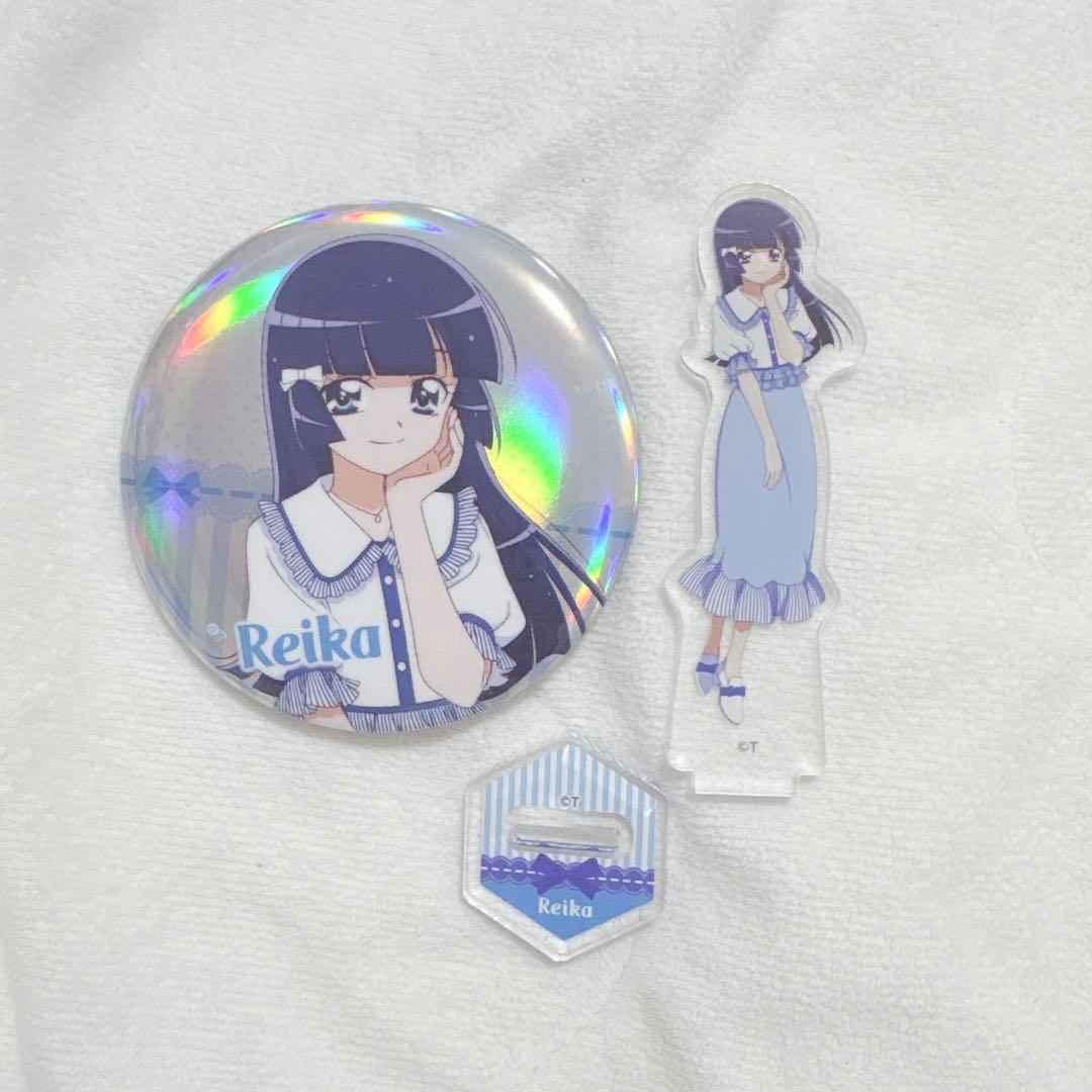 アクリルスタンド オーロラ缶バッジ プリキュア 青木れいか キュアビューティ