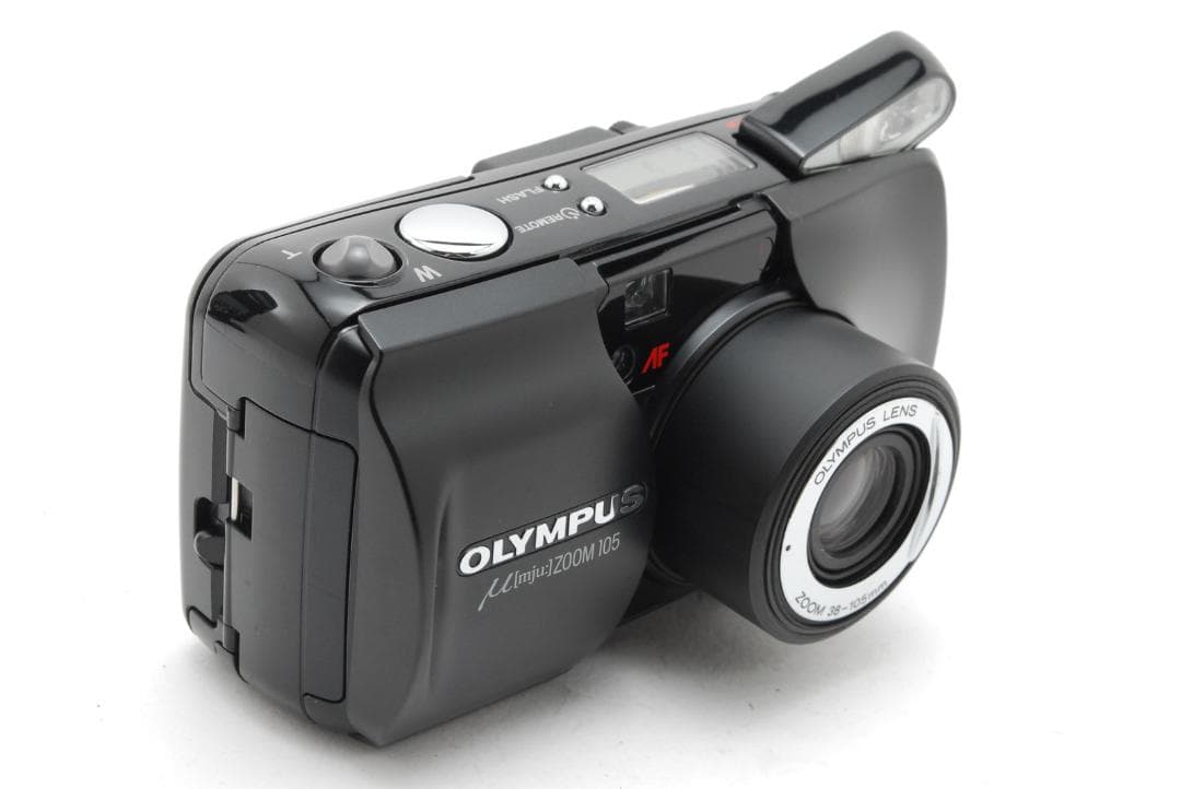 【完動 美品】OLYMPUS μ mjuZOOM105 フィルムカメラ 動作確認