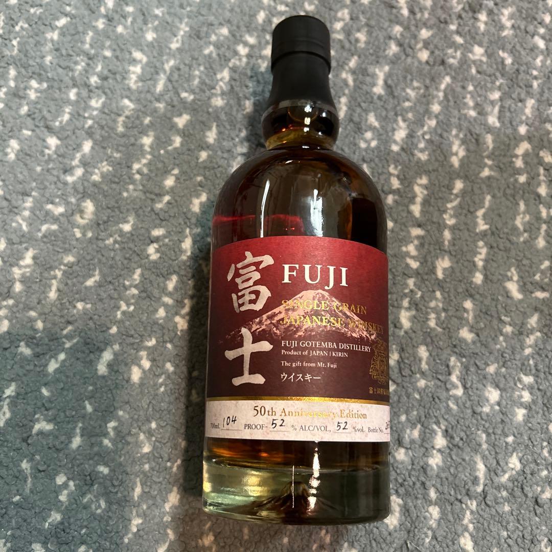 【新品未開封】富士 シングルグレーンウイスキー 50周年記念エディション