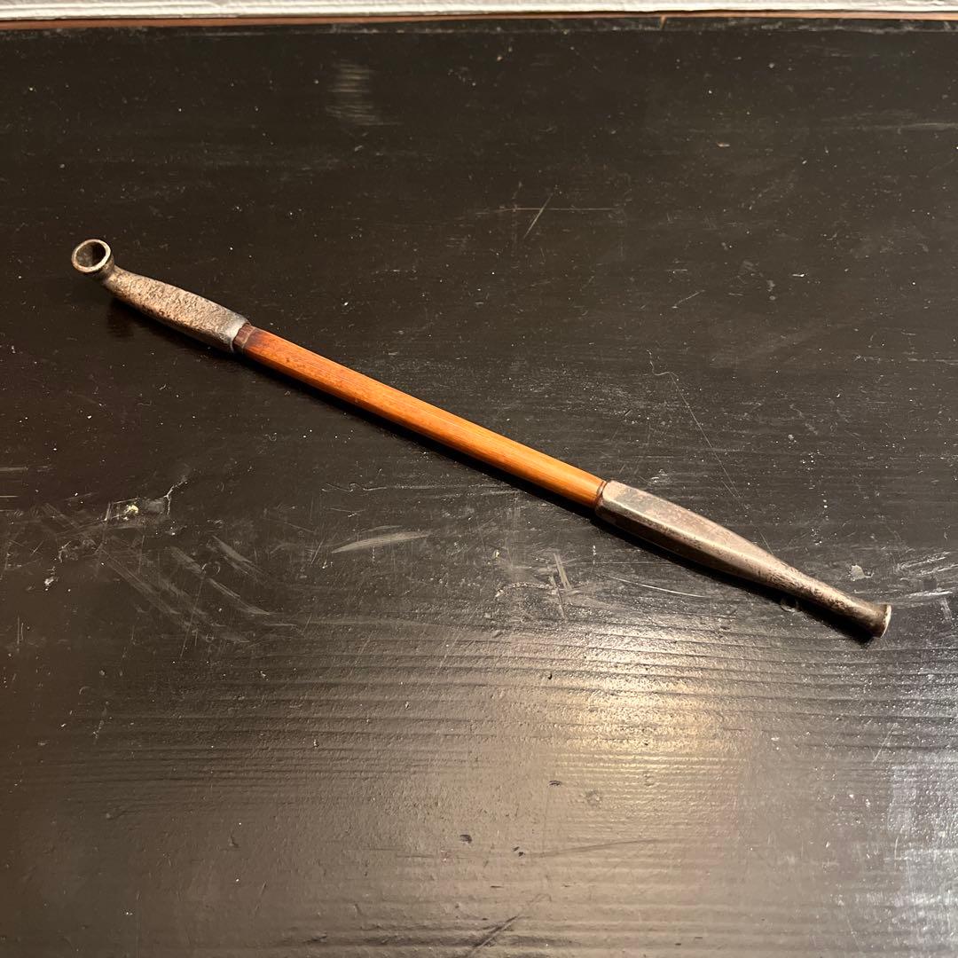 純銀製　刻印　キセル　時代物　送料無料　総重量48.8g