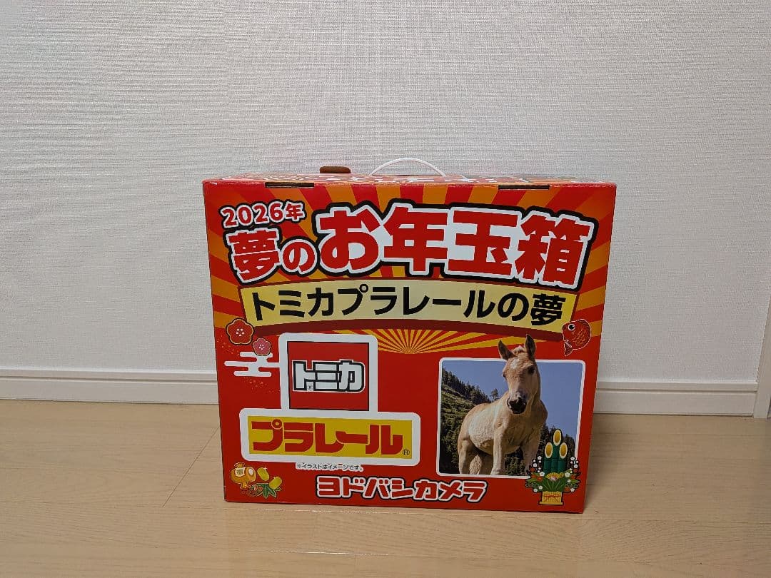 【ヨドバシ】2026年 夢のお年玉箱 トミカプラレールの夢