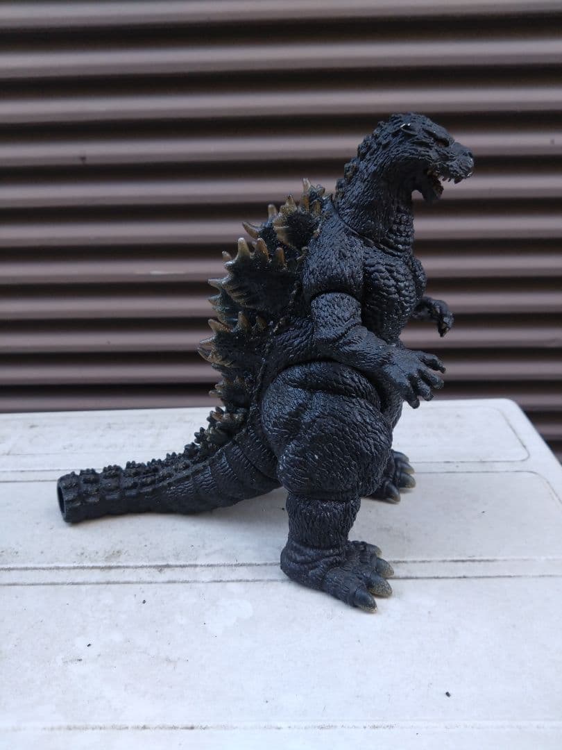 ゴジラ　 フィギュア 　黒 　ビンテージ　レトロ　怪獣