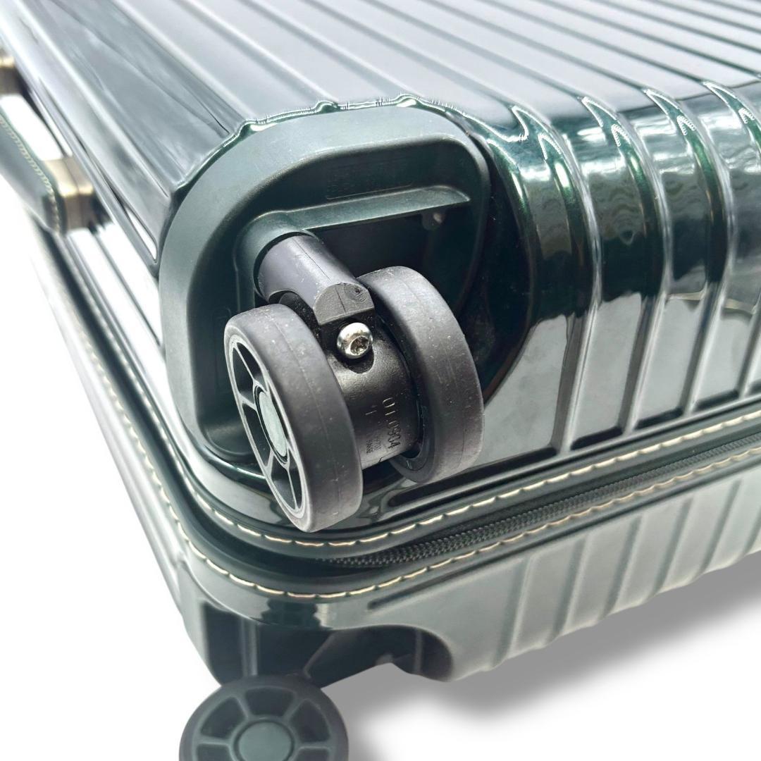 希少 リモワ ボサノバ 870.52 グリーン 4輪 32L 機内持込可能 美品