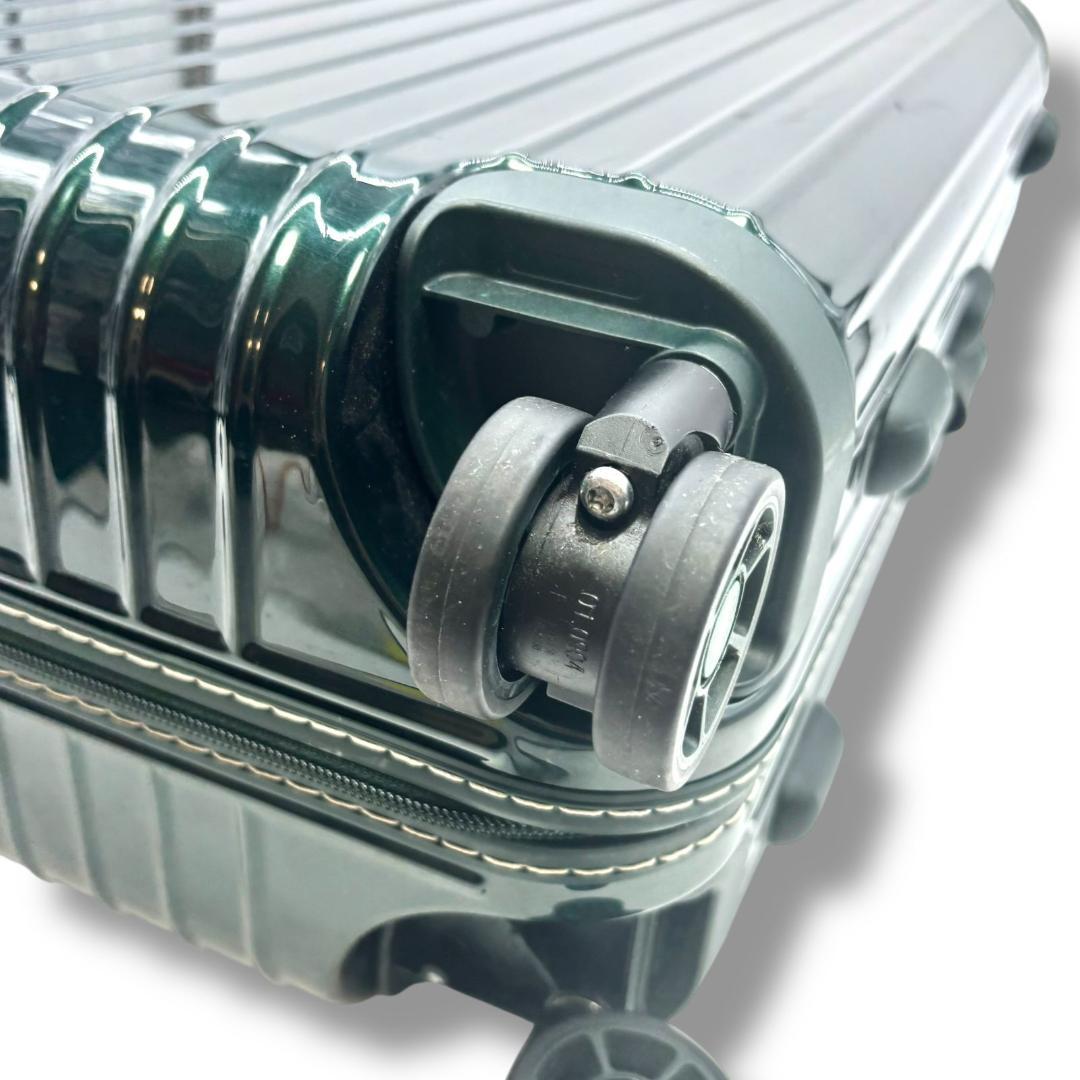 希少 リモワ ボサノバ 870.52 グリーン 4輪 32L 機内持込可能 美品