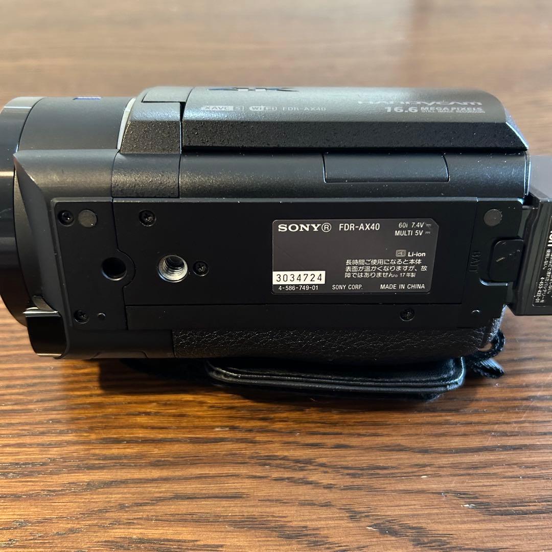 と*れ様 SONY 4K FDR-AX40 ハンディカム ビデオカメラ Hand