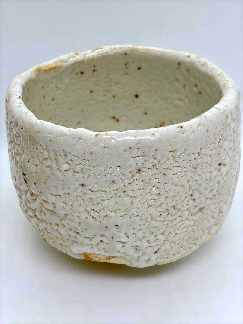 #志野焼 茶碗 芳月窯 加藤芳比古作　P-21