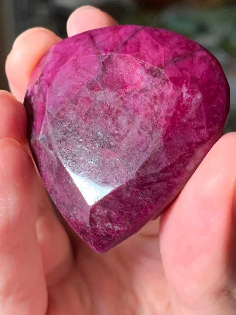 特大天然ルビー　コランダム　219ct 恋愛運　パワーストーン　ルース　根付
