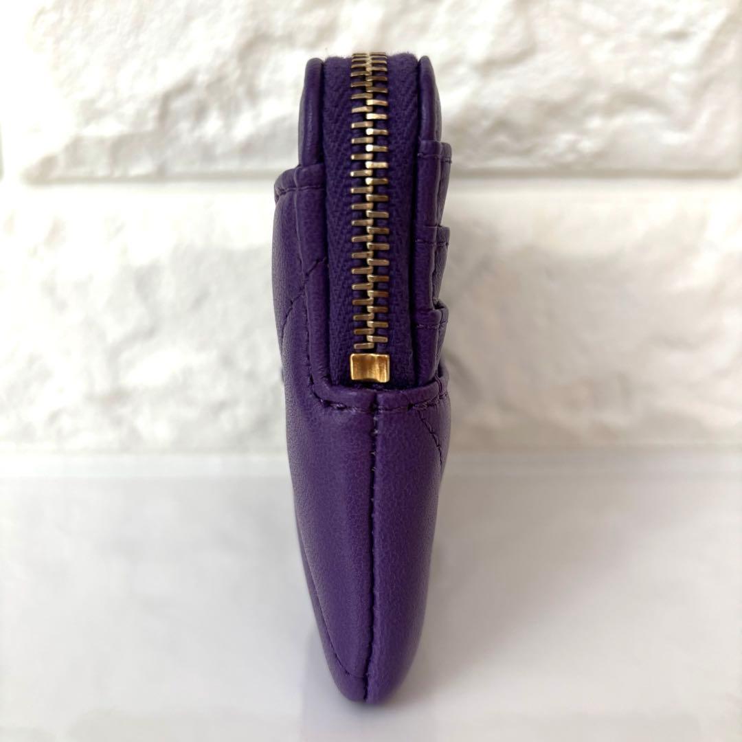 ✨大人気✨CHANEL 19 ジップケース パープル