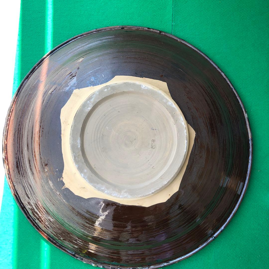 小鹿田焼　特大皿　陶芸