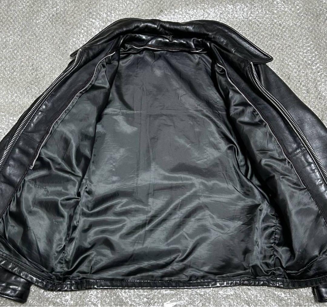 ⑤schott【40】652 米国製◇革ジャンninjaハーレーgpzショベル