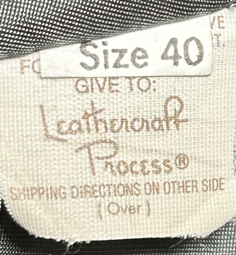 ⑤schott【40】652 米国製◇革ジャンninjaハーレーgpzショベル