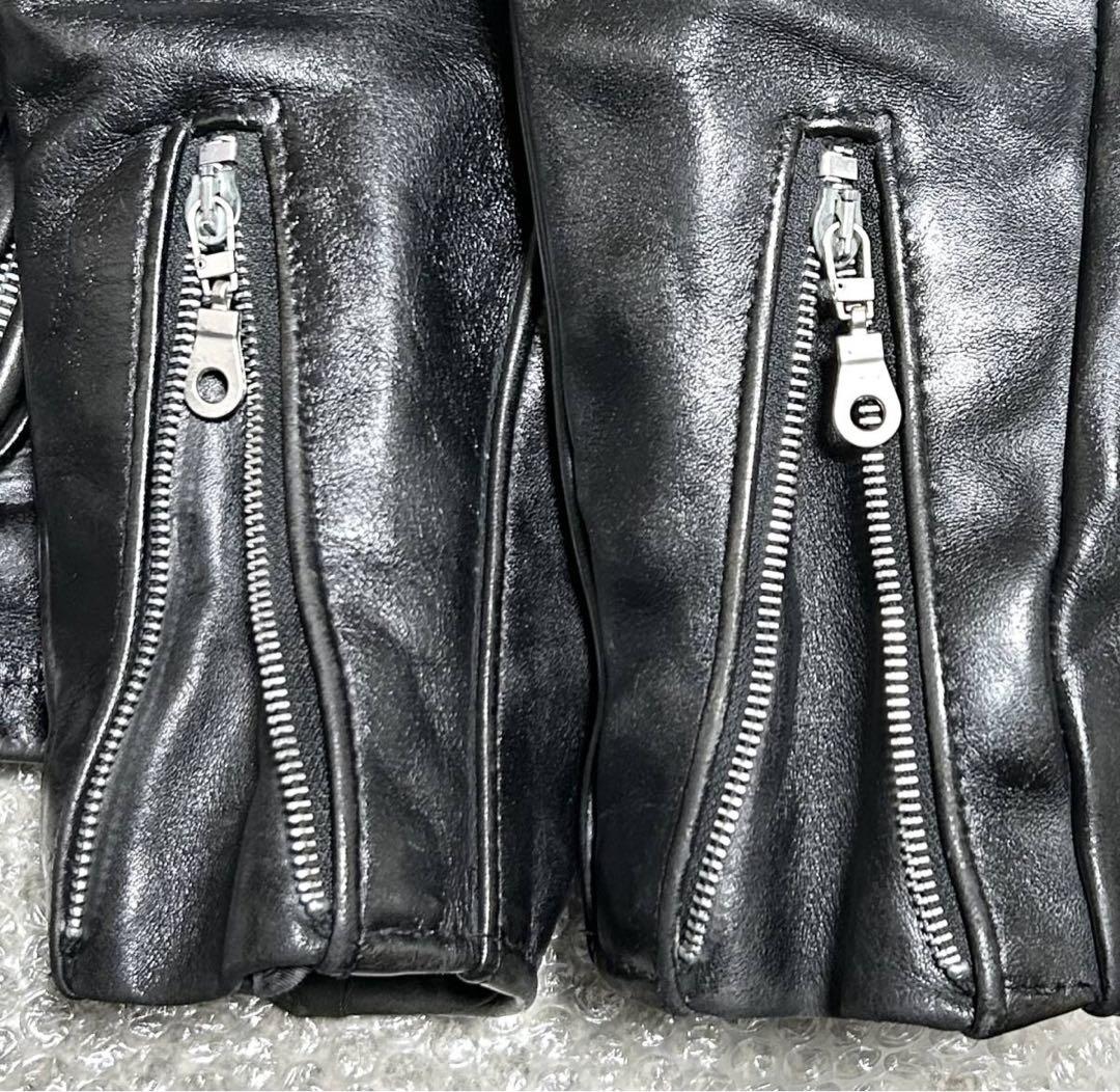 ⑤schott【40】652 米国製◇革ジャンninjaハーレーgpzショベル