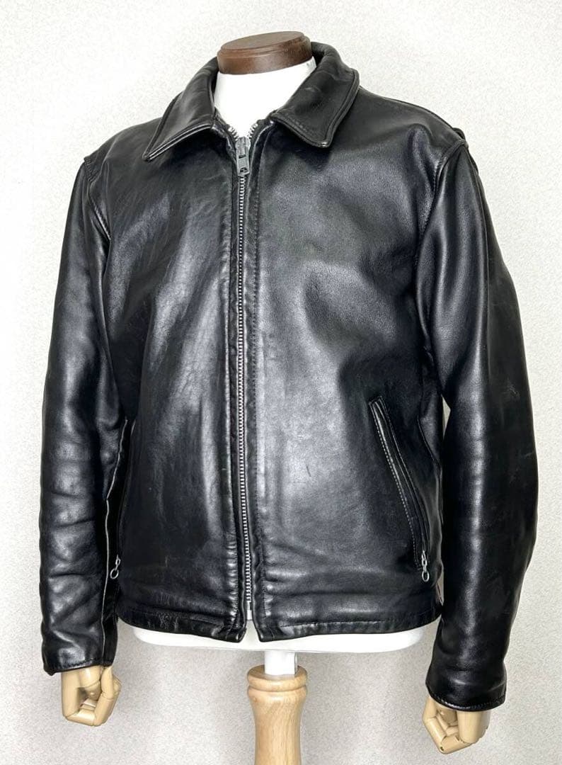 ⑤schott【40】652 米国製◇革ジャンninjaハーレーgpzショベル