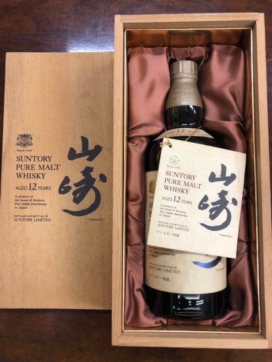 山崎12年　特級ラベル　木箱付き