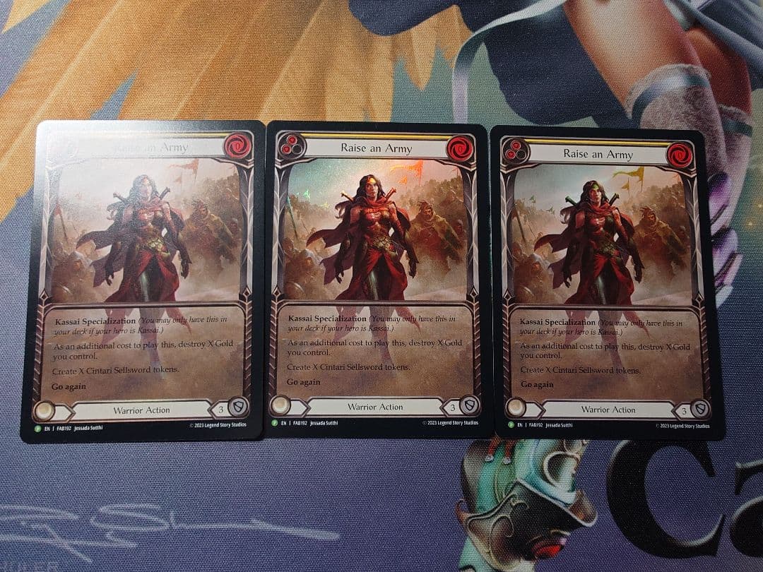 【FaB】Raise an Army プロモRF 3枚セット