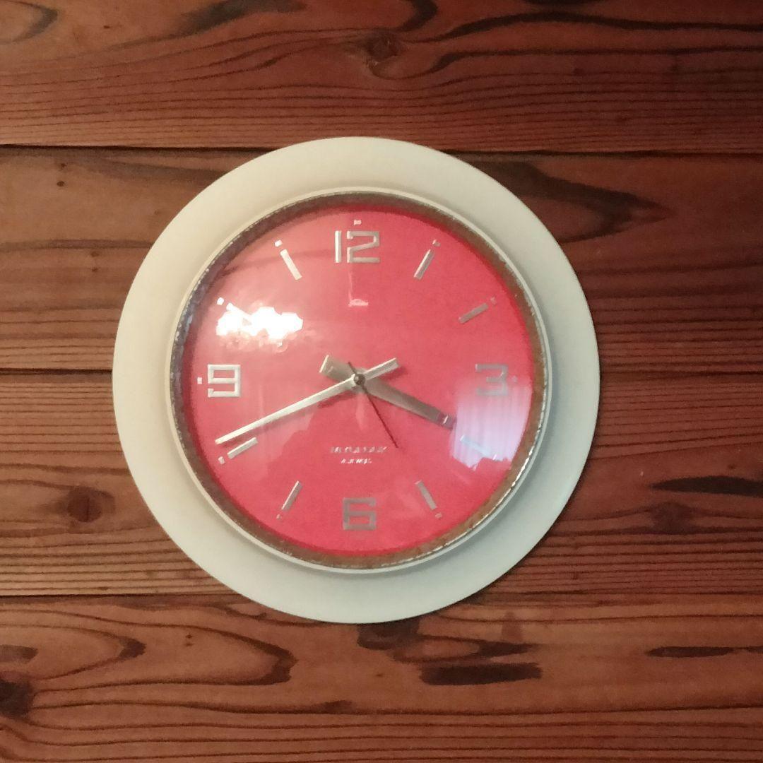 【動作品】東芝 TOSHIBA 掛け時計 アナログ レトロ アンティーク 希少品