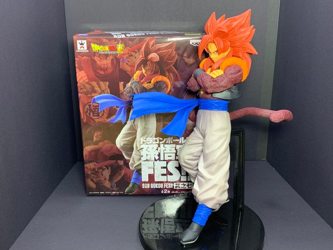 【開封済】ドラゴンボール スーパーサイヤ人4 ゴジータ フィギュア セット
