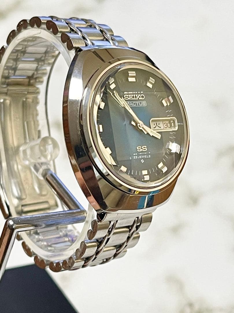 1973年5月製 セイコー5アクタスSS デイデイト 23J 9面カットガラス