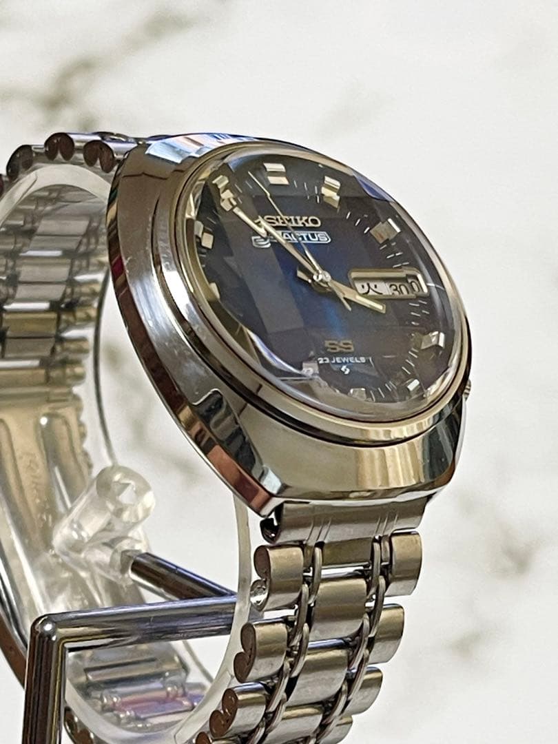 1973年5月製 セイコー5アクタスSS デイデイト 23J 9面カットガラス