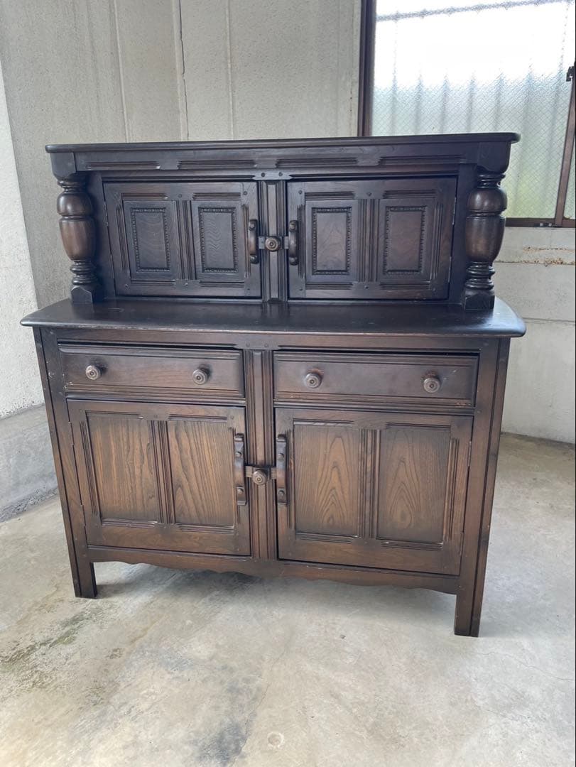 アーコール　レア品　初期　オールドコロニアル　カップボード　サイドボード