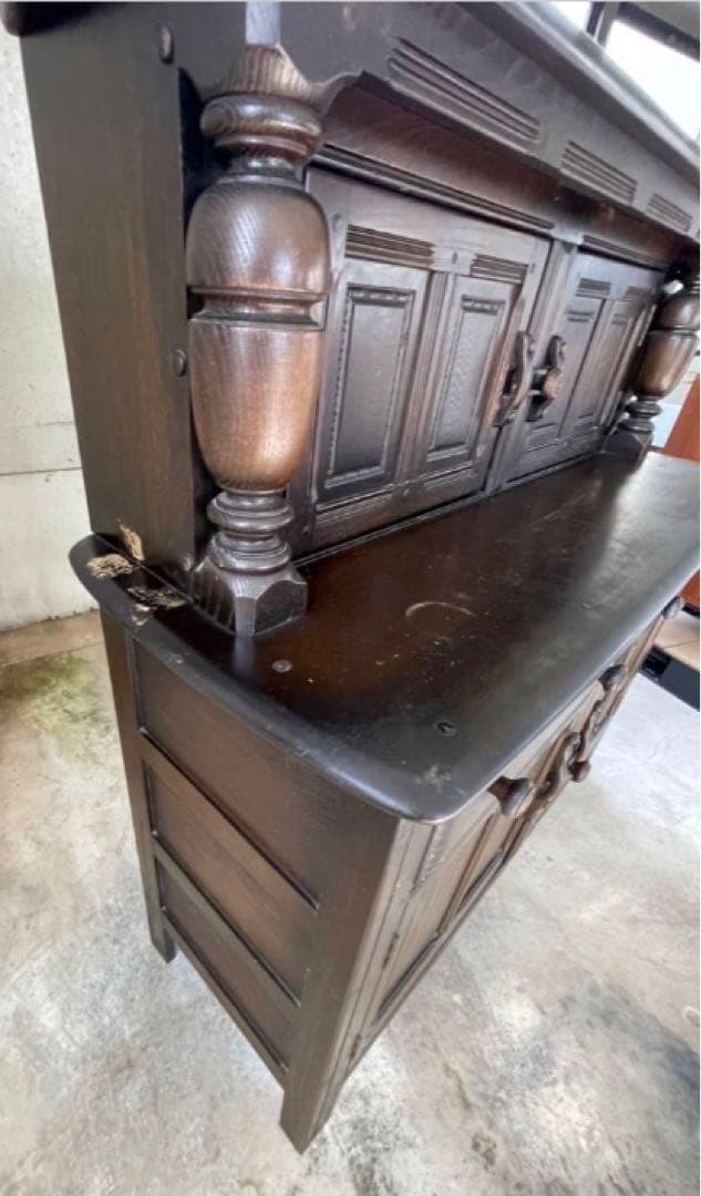 アーコール　レア品　初期　オールドコロニアル　カップボード　サイドボード