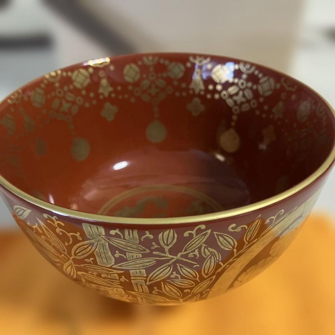 茶道具 金襴手葵龍紋 永泉作 共箱 共布