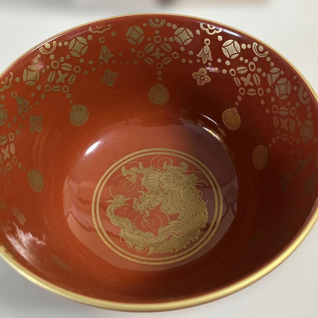 茶道具 金襴手葵龍紋 永泉作 共箱 共布