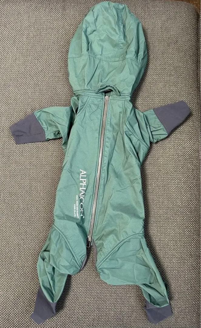 ALPHAICON 犬用レインコート グリーン　Lサイズ