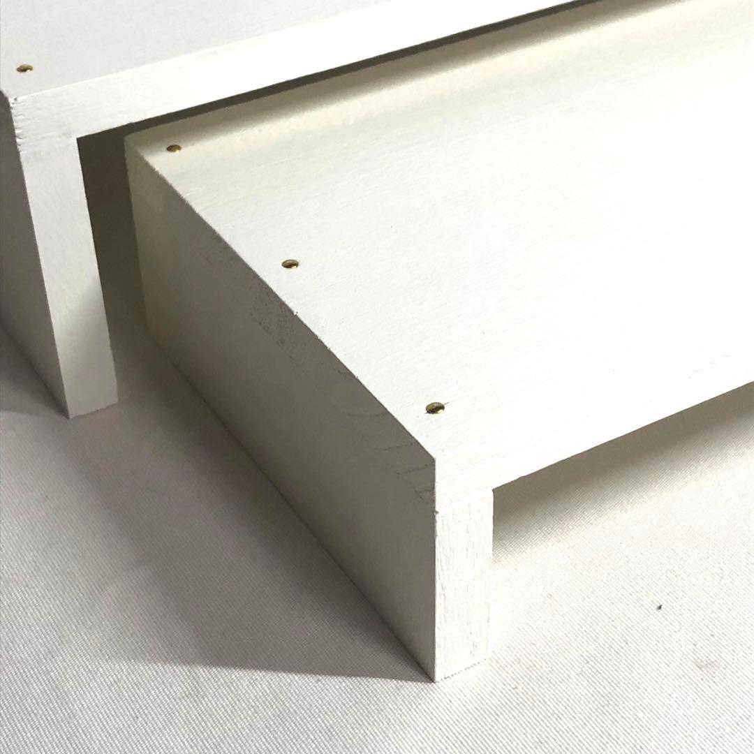 いちページ　トランク型什器・アクセサリー台×２　計３点　イベント什器