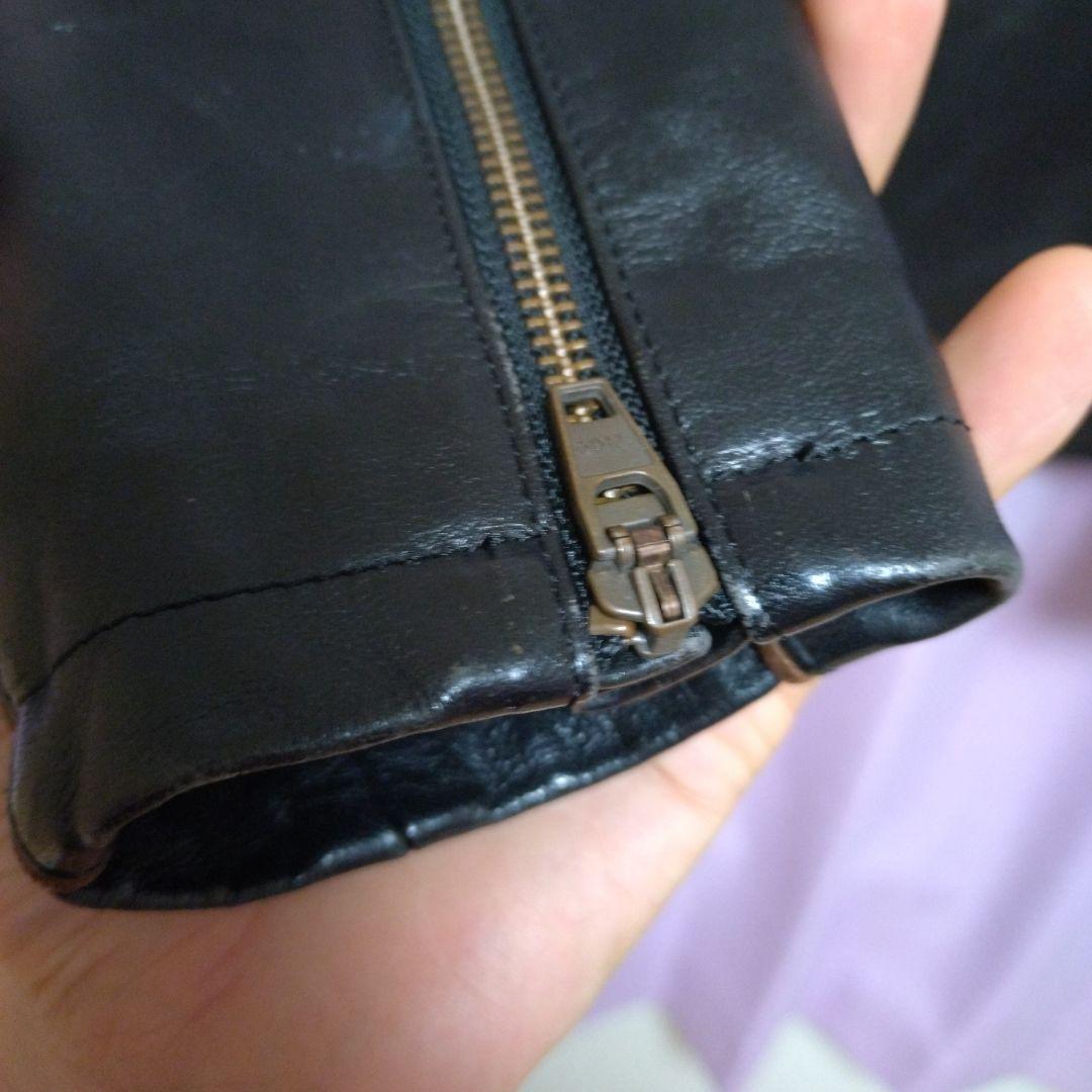 ハロルズギア　ホースハイド　シングルライダースジャケット