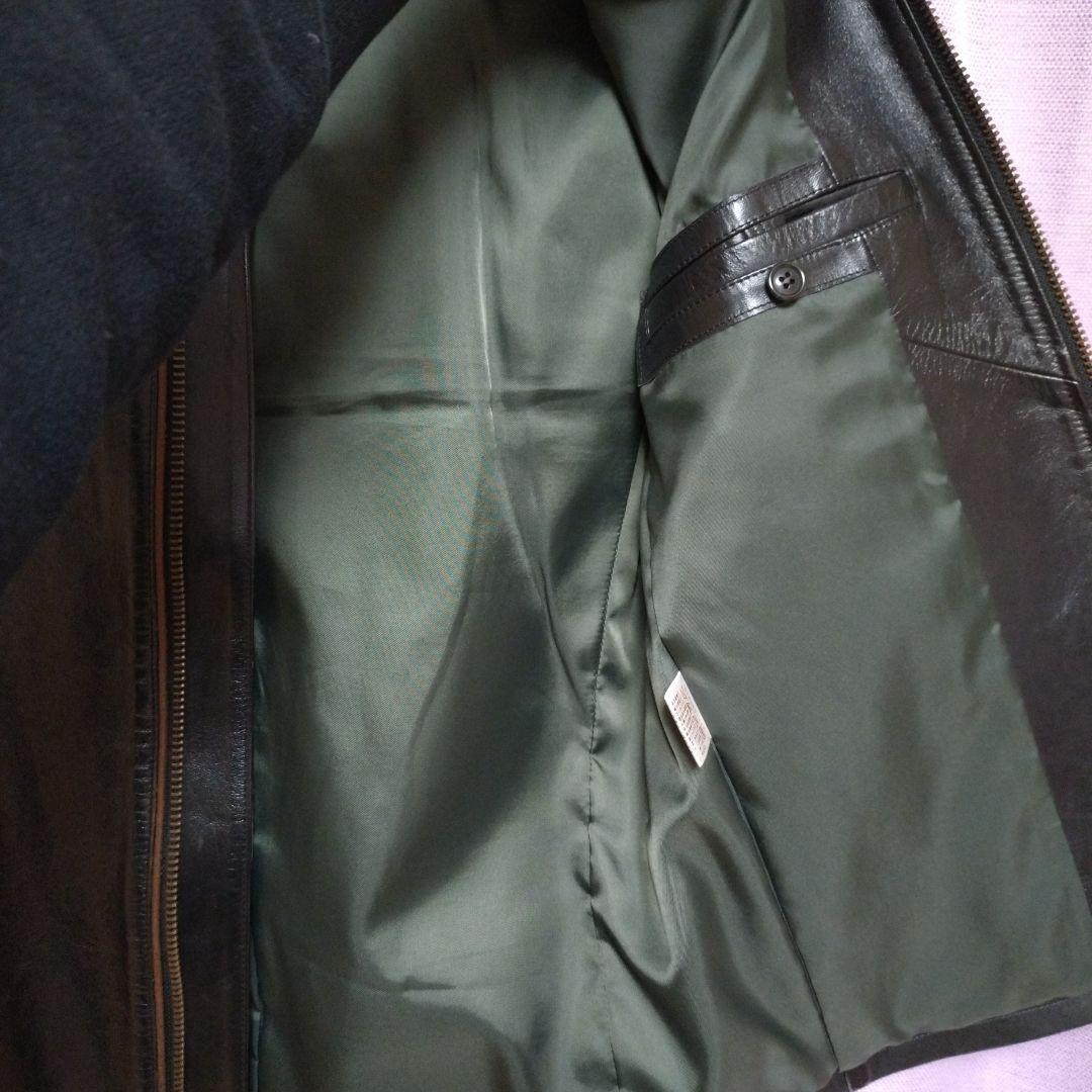 ハロルズギア　ホースハイド　シングルライダースジャケット