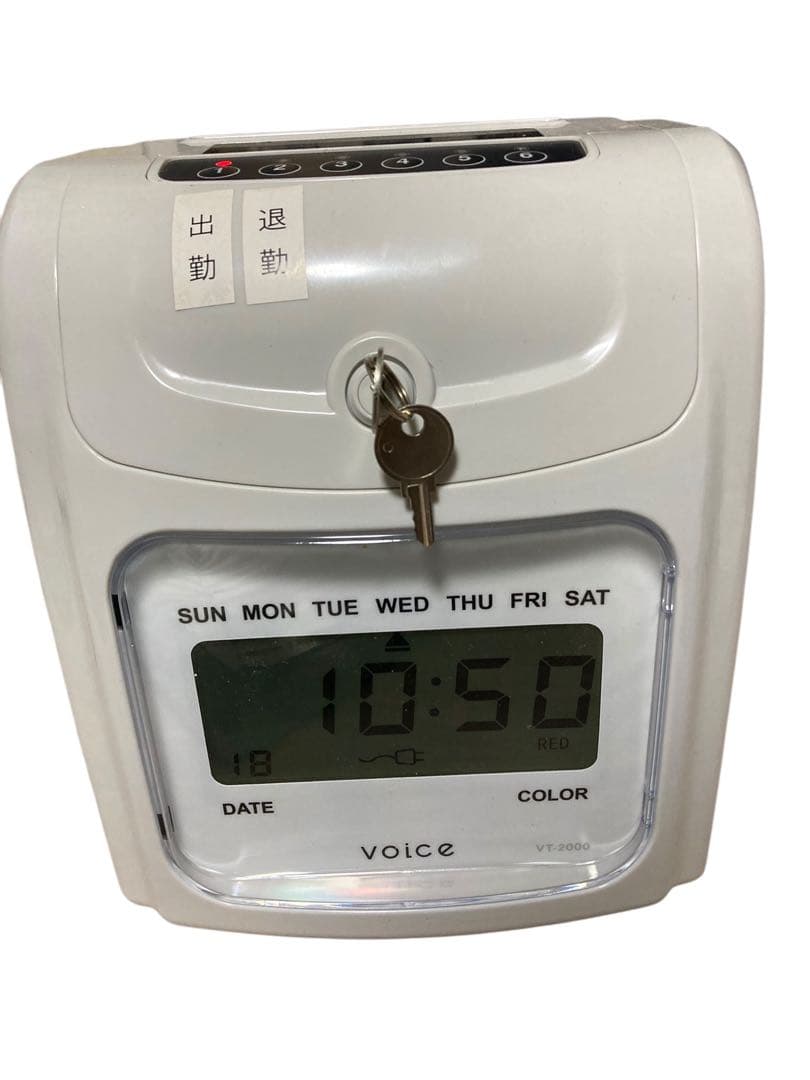 VOICE タイムレコーダーVT-2000本体