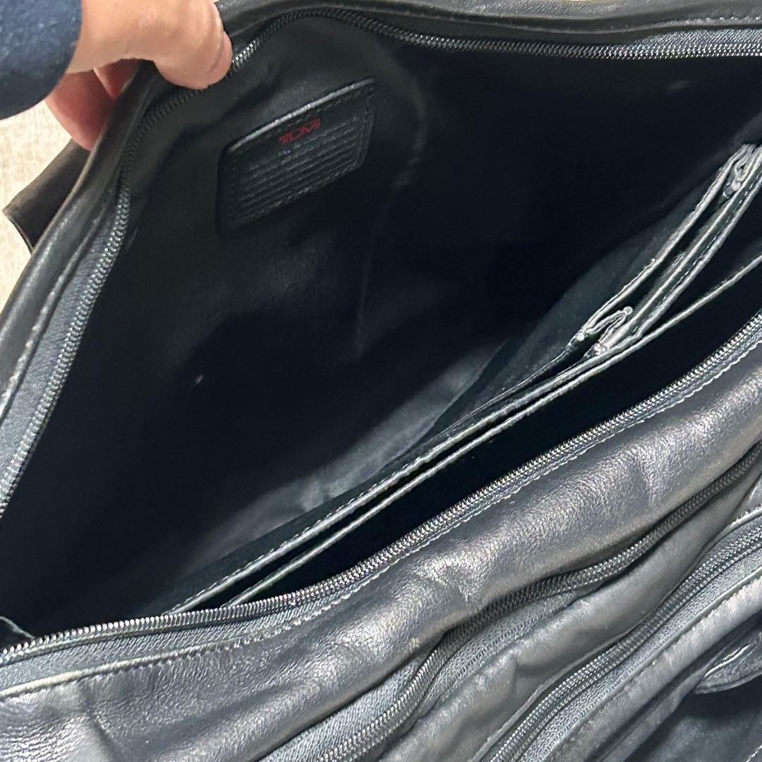 美品　TUMI ALPHA エクスパンダブル ナッパレザー　96141DH