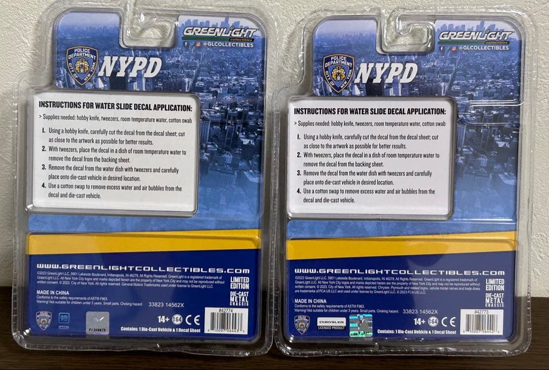 GREENLIGHT 1/64 グリーンライトシリーズ NY市警 など5種セット