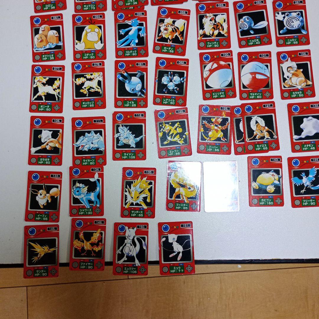 【希少品　当時品】ポケモンカード 約60枚 ミニ図鑑カード　ミュウ　ミュウツー