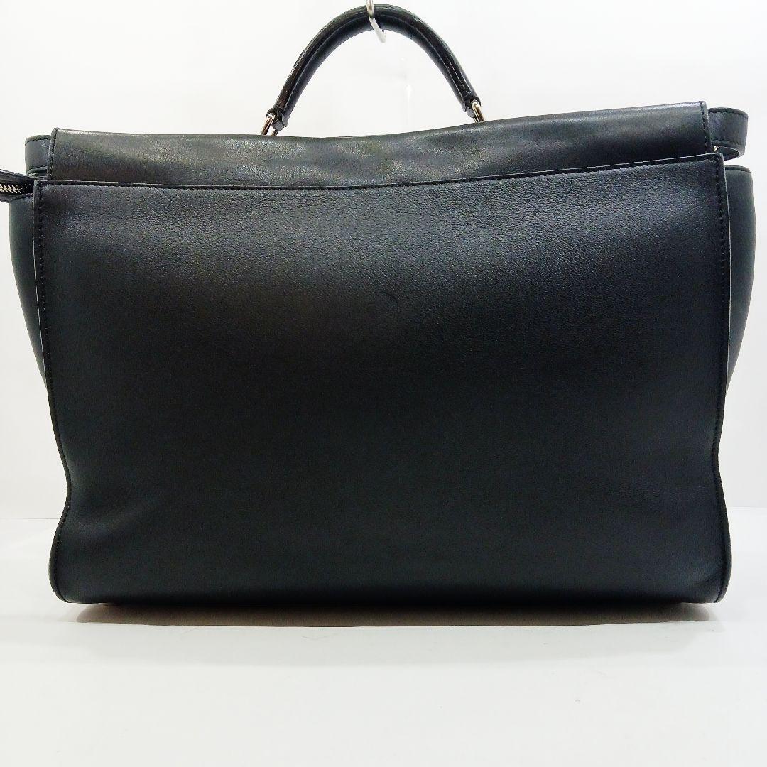 フェンディ ピーカブー モンスター ビジネスバッグ 2way 2室 A4可 黒