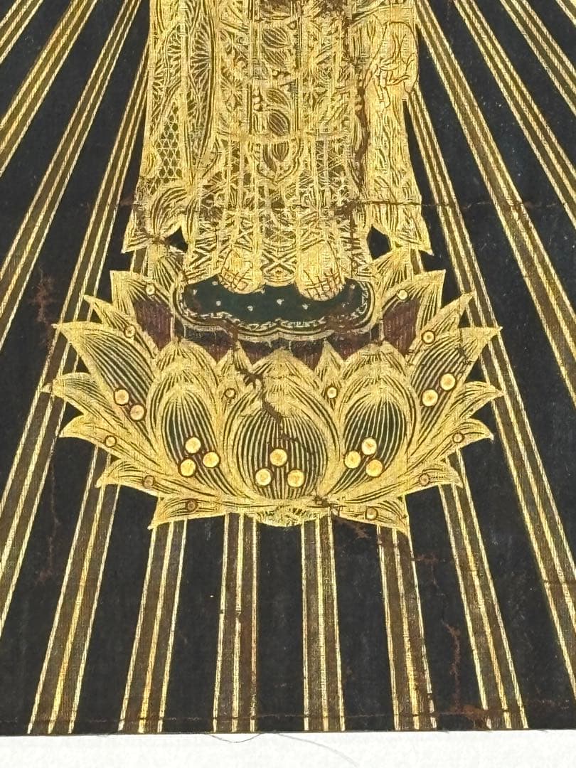 「極彩色木版画 阿弥陀如来像 方便法身尊像」１枚|仏教美術 木版画 浄土真宗親鸞