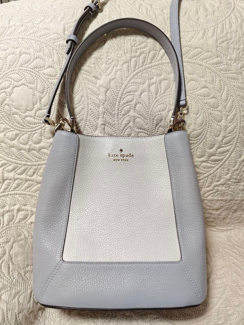 kate spade ショルダーバッグ ライトグレー