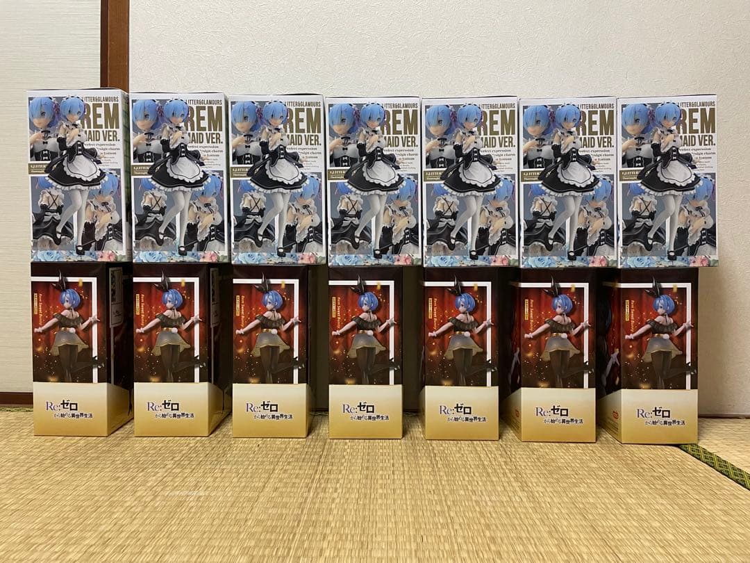リゼロ GLITTER&GLAMOURS フィギュア レム のみで7個